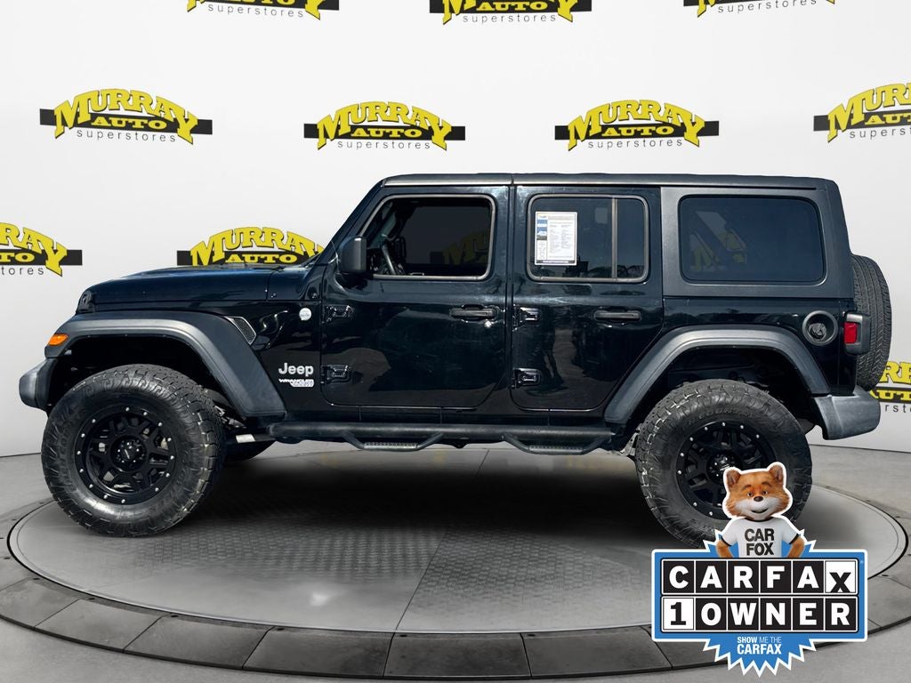 Used 2018 Jeep All-New Wrangler Unlimited Sport S with VIN 1C4HJXDG3JW129820 for sale in Starke, FL