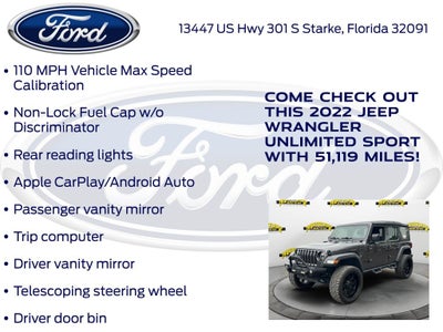 2022 Jeep Wrangler Unlimited Sport