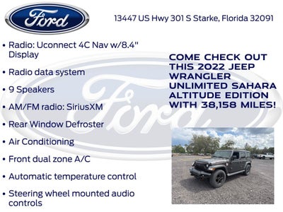 2022 Jeep Wrangler Unlimited Sahara Altitude