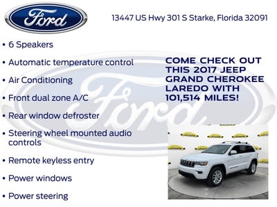 2017 Jeep Grand Cherokee Laredo