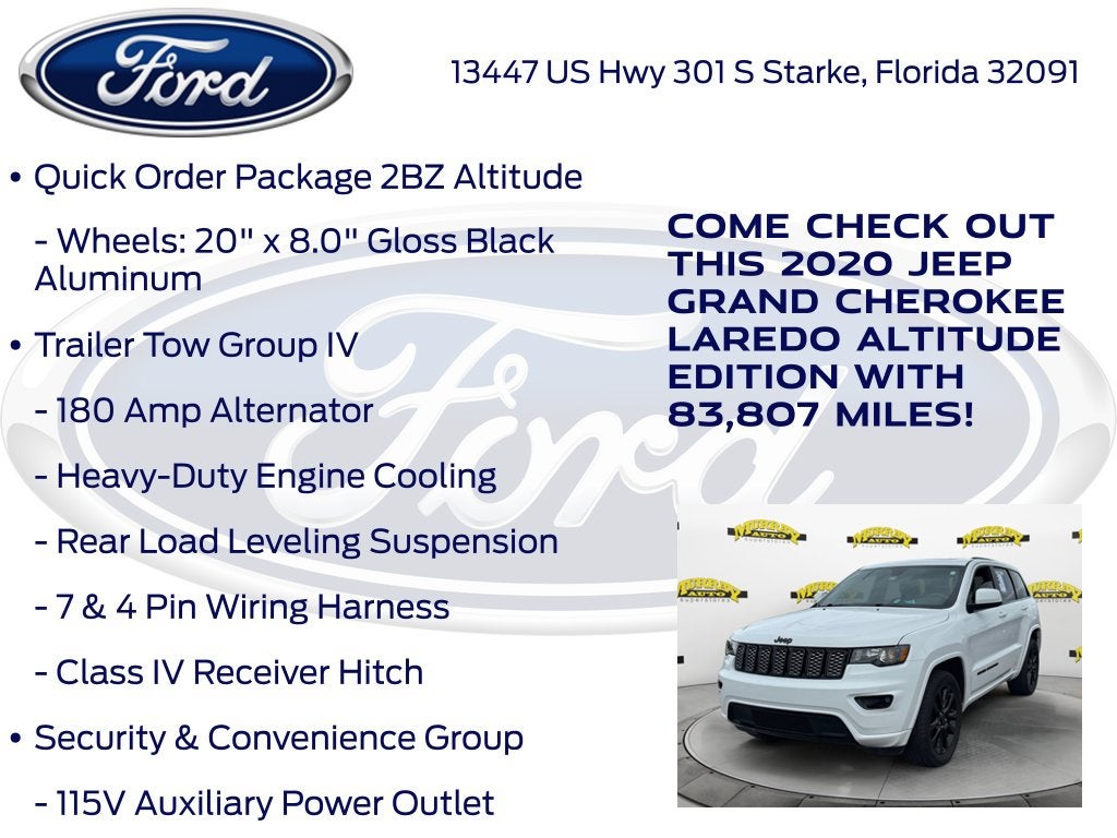 2020 Jeep Grand Cherokee Altitude