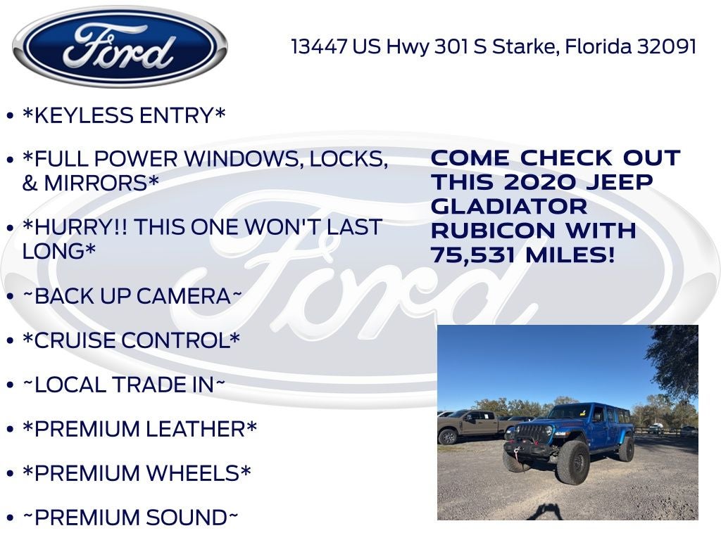 2020 Jeep Gladiator Rubicon