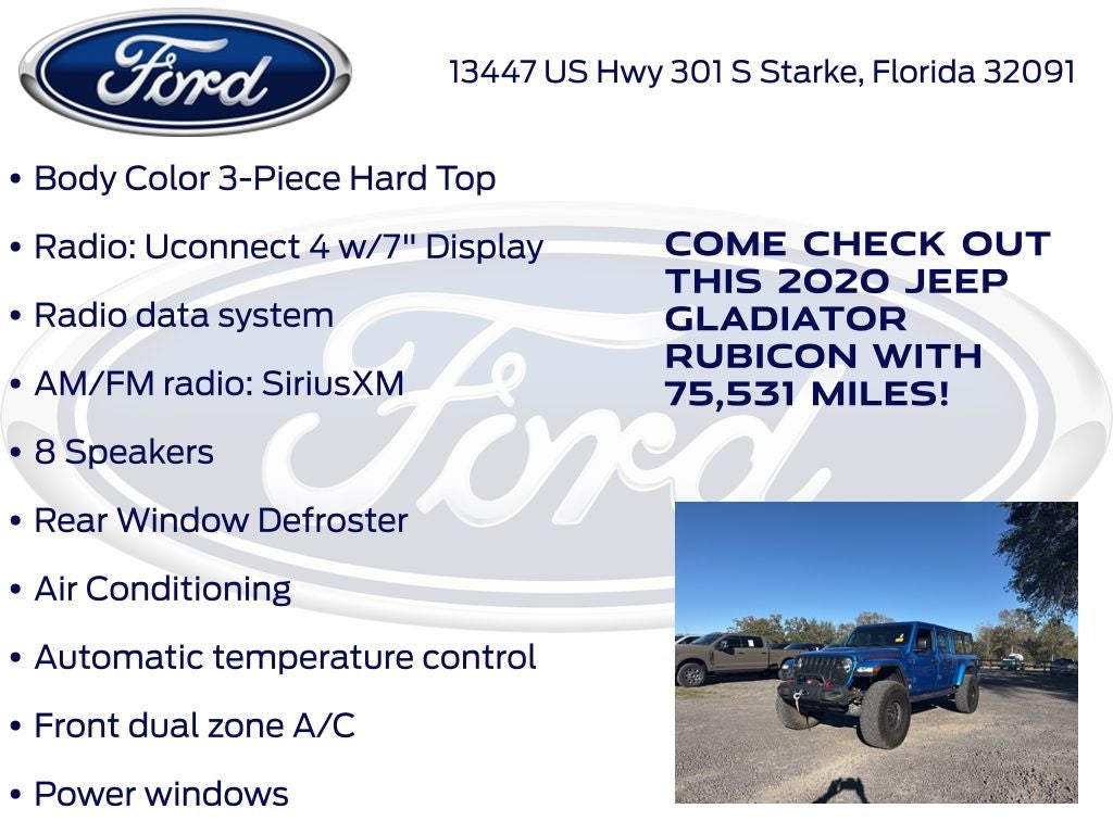 2020 Jeep Gladiator Rubicon