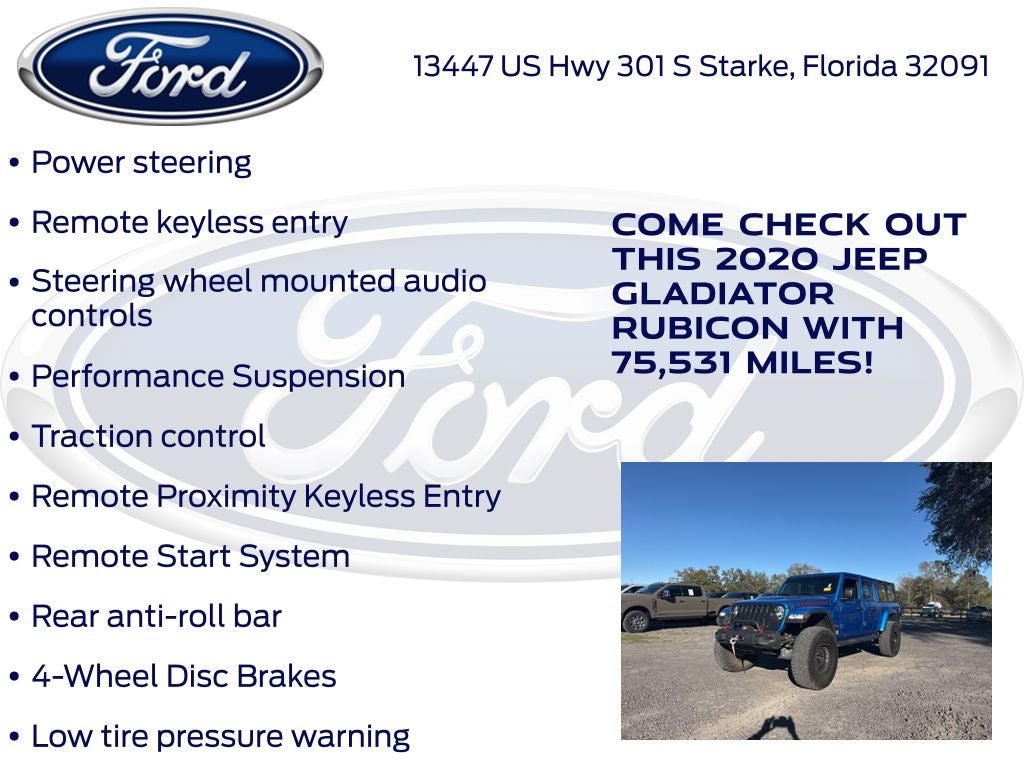 2020 Jeep Gladiator Rubicon