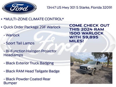 2024 RAM 1500 Classic Warlock -CERTIFIED-