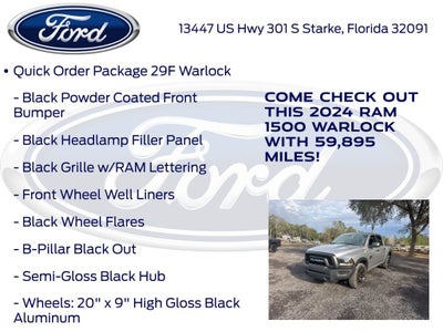 2024 RAM 1500 Classic Warlock -CERTIFIED-
