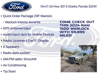 2024 RAM 1500 Classic Warlock -CERTIFIED-