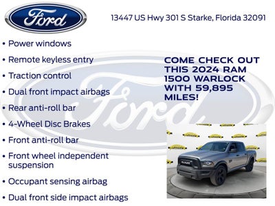 2024 RAM 1500 Classic Warlock -CERTIFIED-