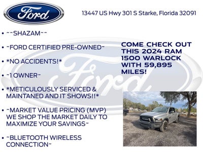 2024 RAM 1500 Classic Warlock -CERTIFIED-