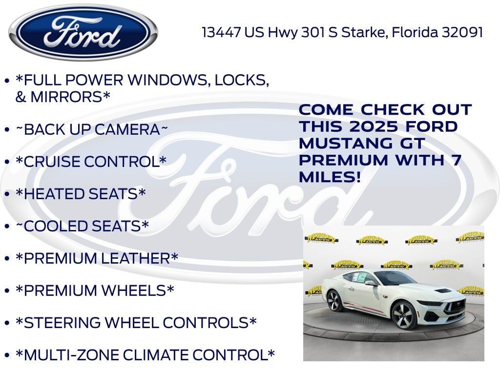 2025 Ford Mustang GT Premium 401A