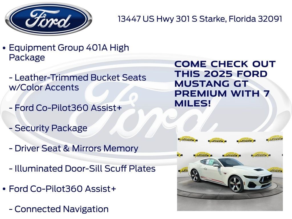 2025 Ford Mustang GT Premium 401A