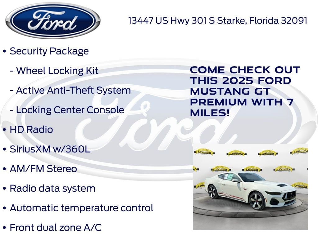 2025 Ford Mustang GT Premium 401A