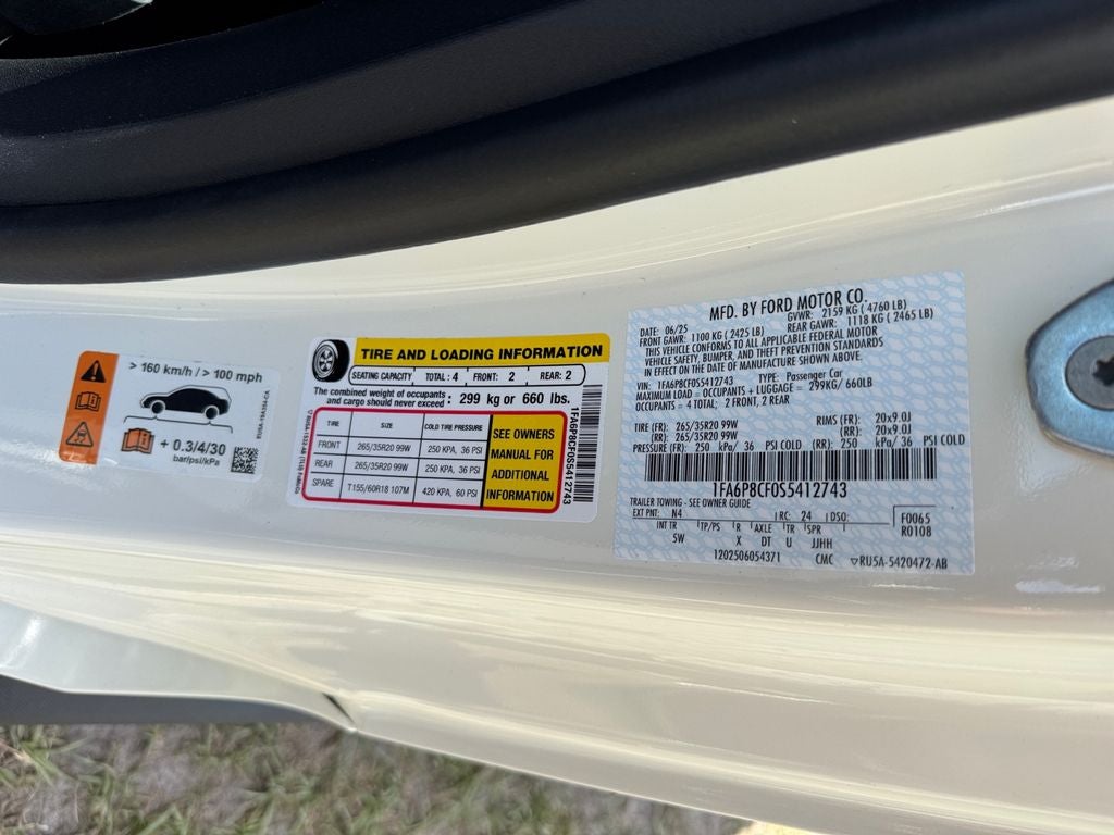 2025 Ford Mustang GT Premium 401A