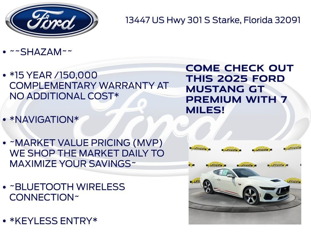 2025 Ford Mustang GT Premium 401A