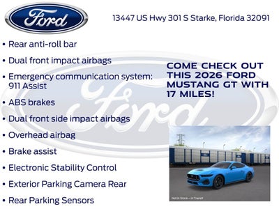 2026 Ford Mustang GT 300A