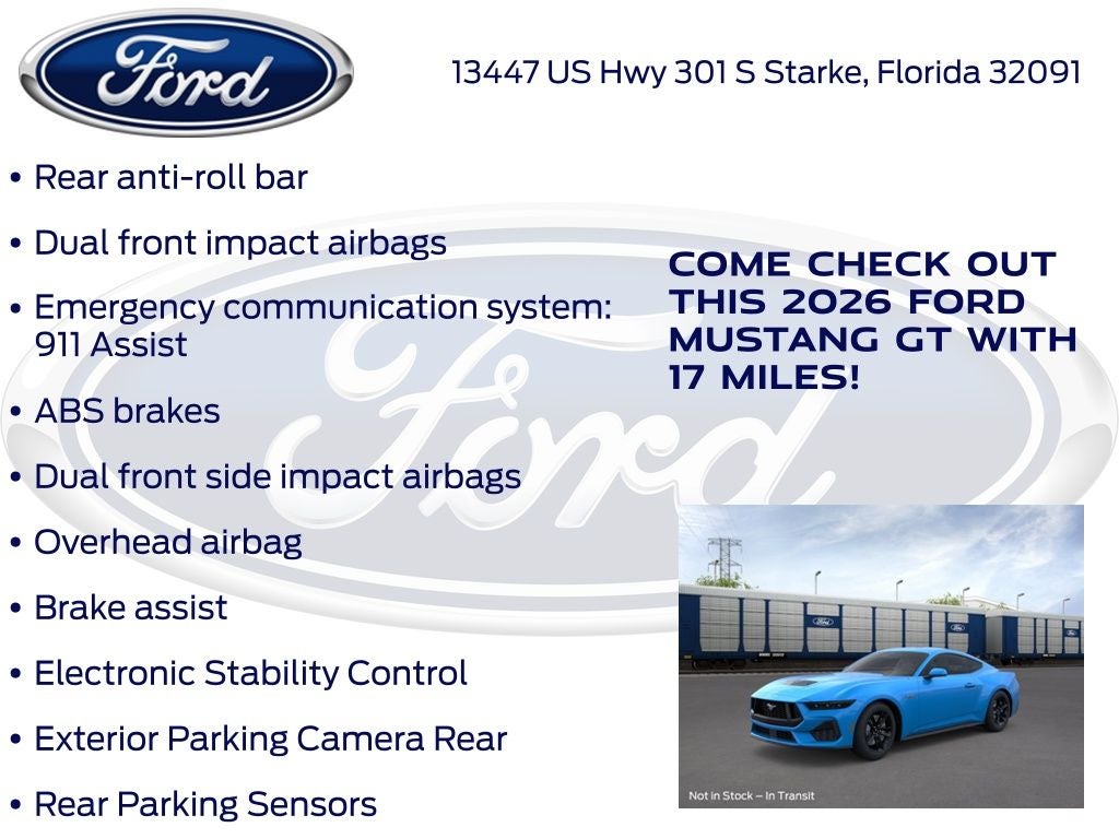 2026 Ford Mustang GT 300A