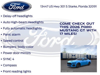 2026 Ford Mustang GT 300A