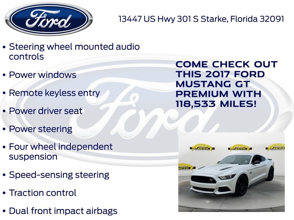 2017 Ford Mustang GT Premium