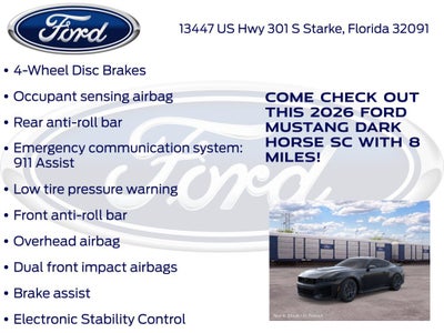 2026 Ford Mustang Dark Horse SC 950A