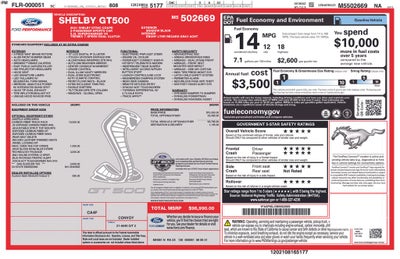 2021 Ford Mustang Shelby GT500SE Carbon Track Pack