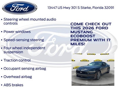 2026 Ford Mustang EcoBoost Premium 201A