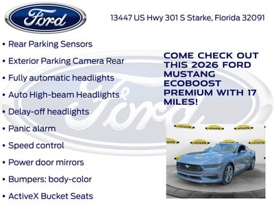 2026 Ford Mustang EcoBoost Premium 200A