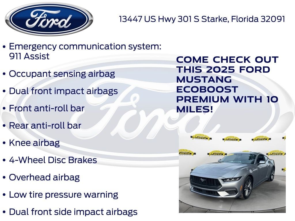 2025 Ford Mustang EcoBoost Premium 200A