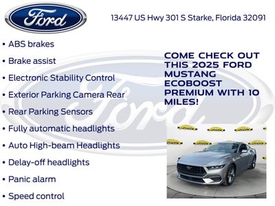 2025 Ford Mustang EcoBoost Premium 200A