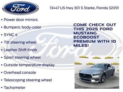 2025 Ford Mustang EcoBoost Premium 200A
