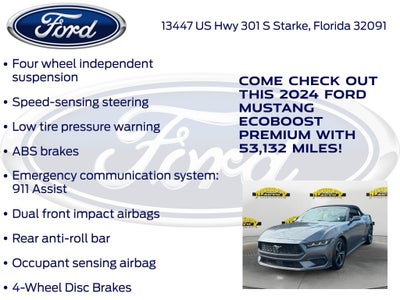 2024 Ford Mustang EcoBoost Premium
