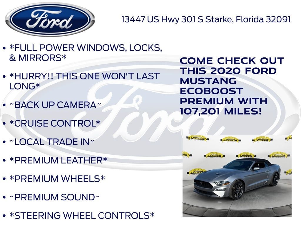 2020 Ford Mustang EcoBoost Premium