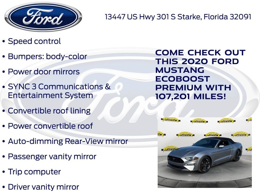 2020 Ford Mustang EcoBoost Premium