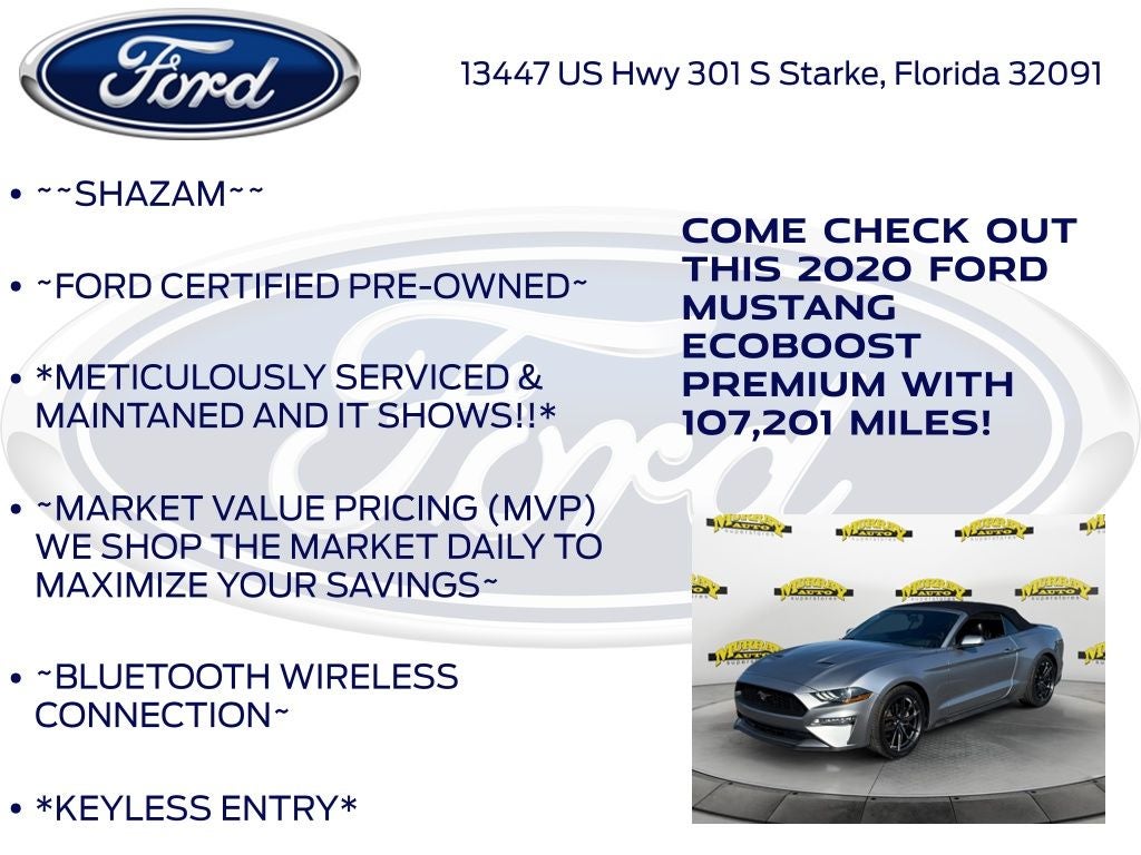 2020 Ford Mustang EcoBoost Premium