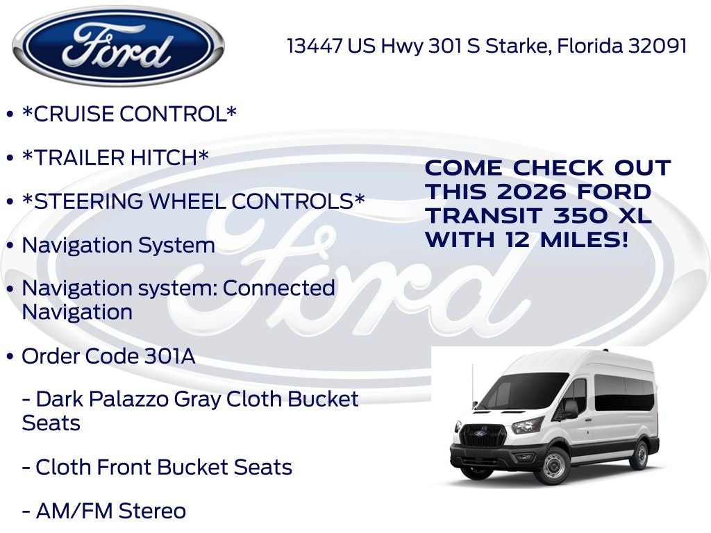 2026 Ford Transit-350 XL 301A