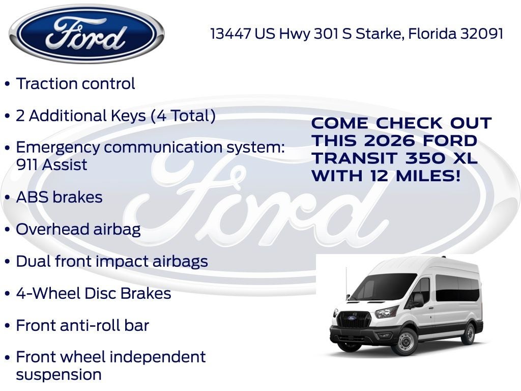 2026 Ford Transit-350 XL 301A