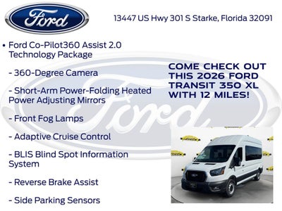 2026 Ford Transit-350 XL High Roof 15 Passenger 301A