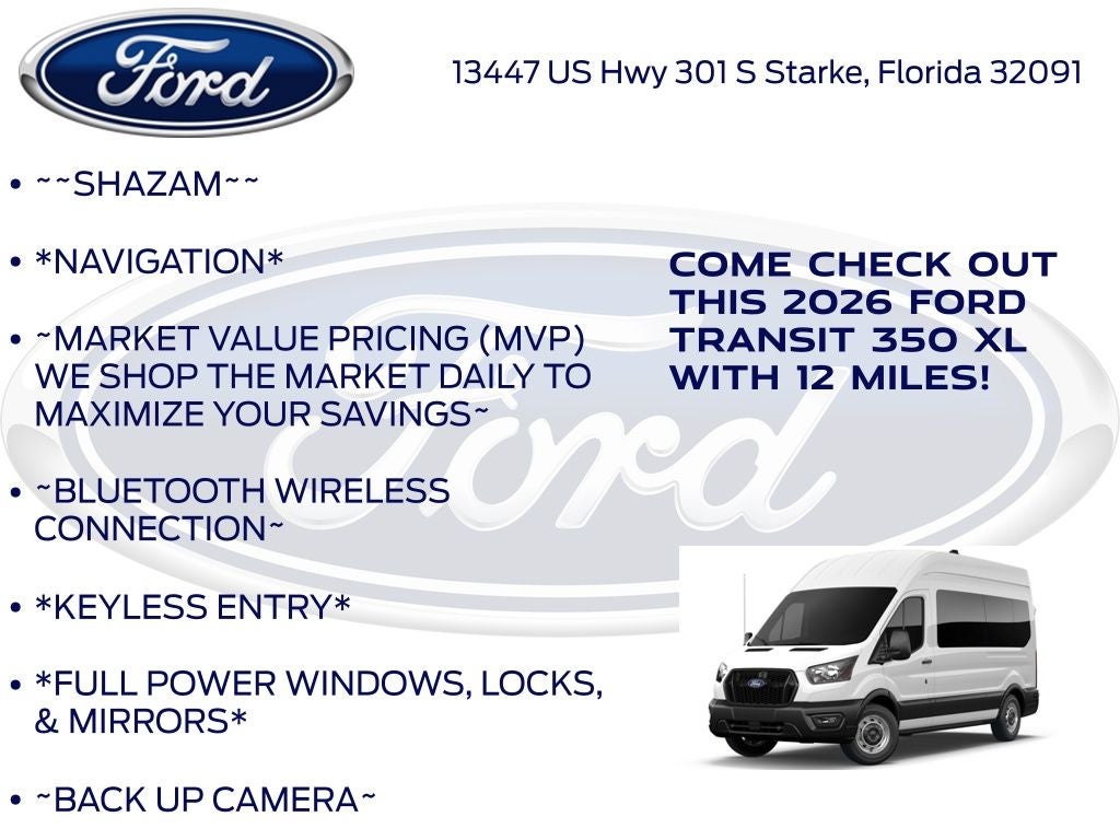 2026 Ford Transit-350 XL 301A