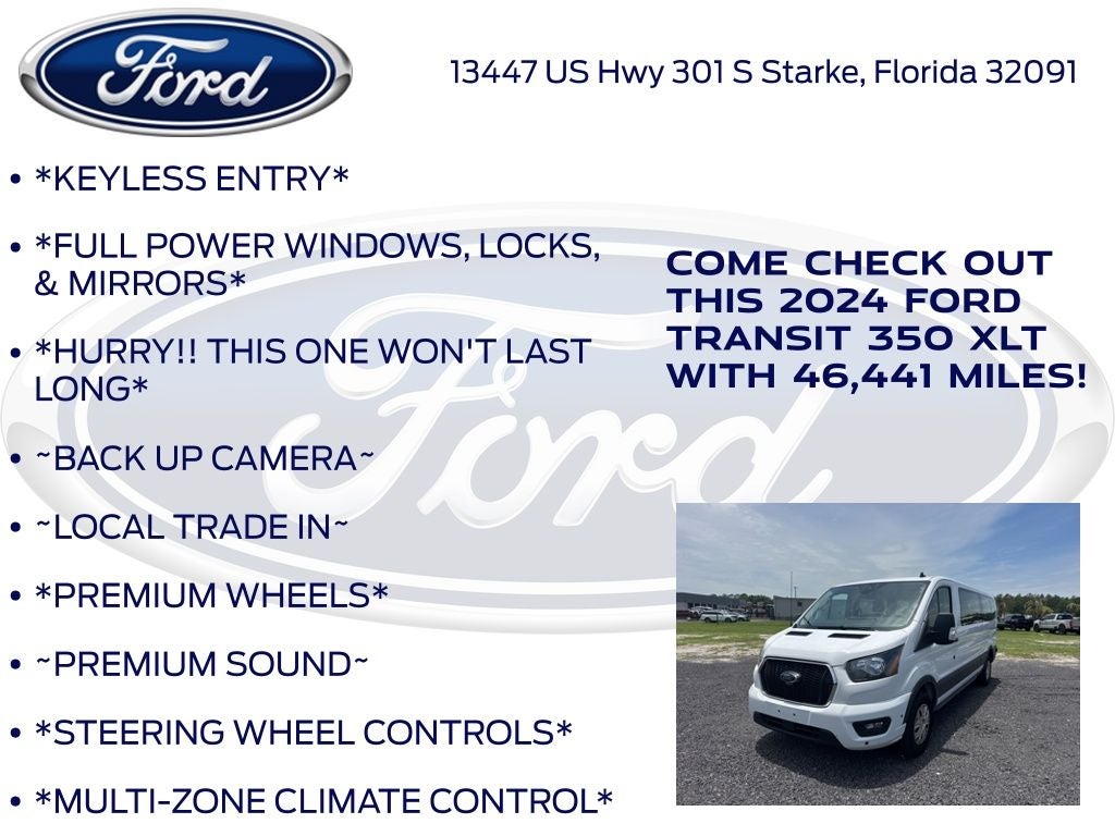 2024 Ford Transit-350 XLT