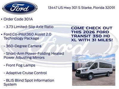 2026 Ford Transit-350 XL