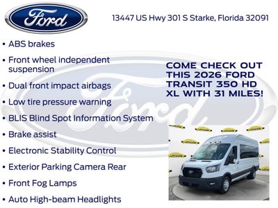 2026 Ford Transit-350 XL Passenger 301A
