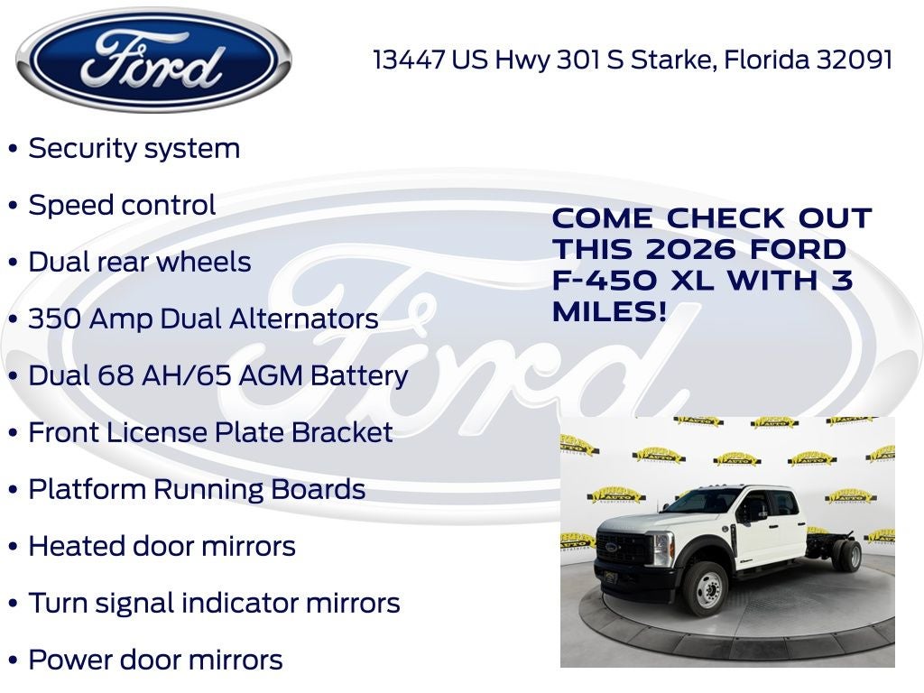2026 Ford F-450SD XL DRW 650A