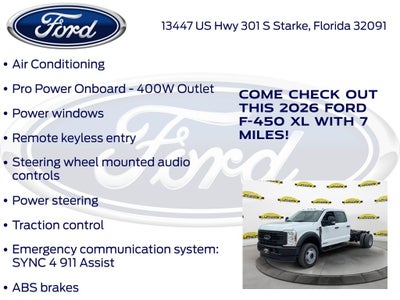 2026 Ford F-450SD XL DRW 650A