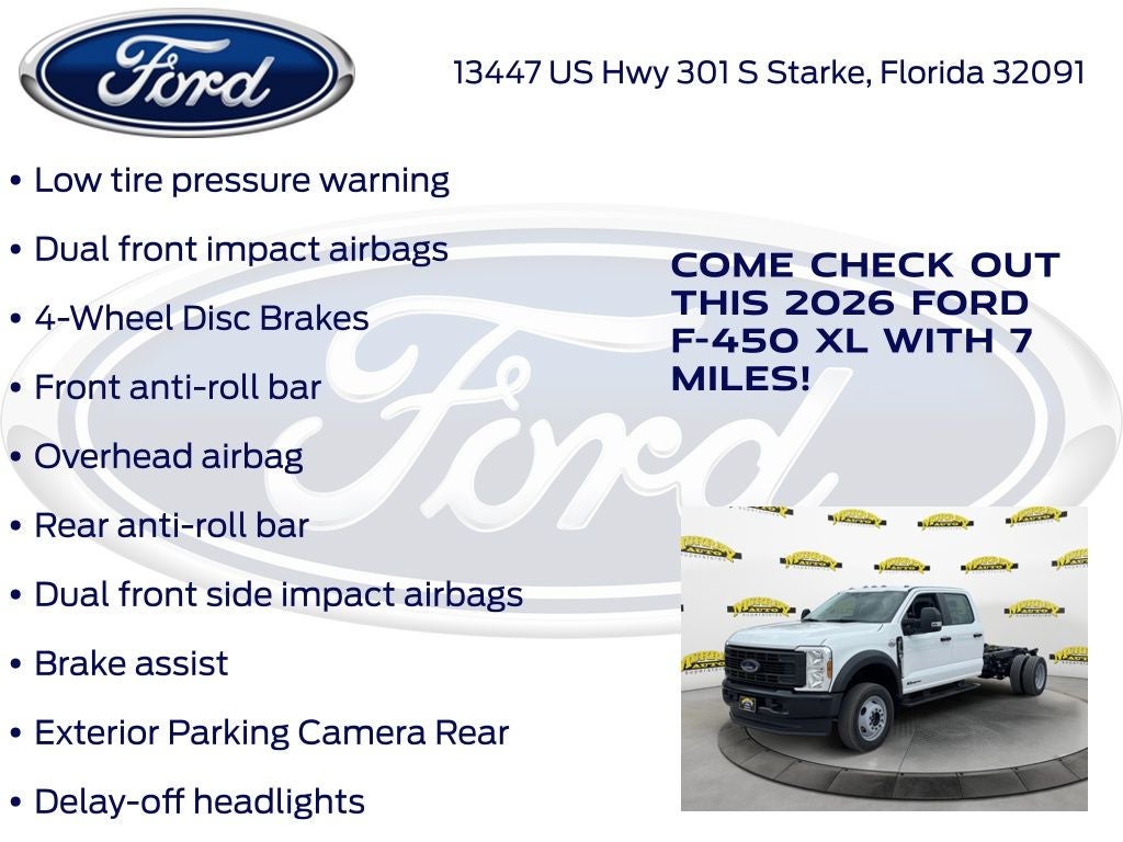2026 Ford F-450SD XL DRW 650A