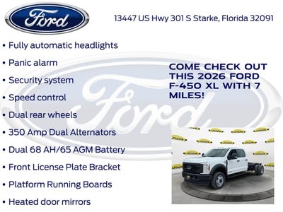 2026 Ford F-450SD XL DRW 650A