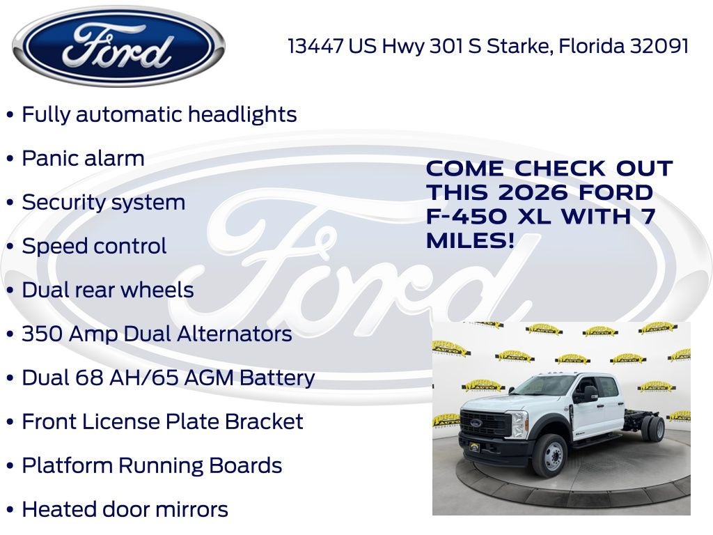 2026 Ford F-450SD XL DRW 650A