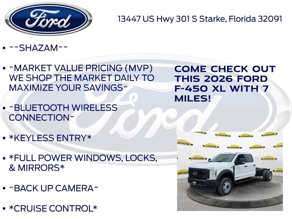 2026 Ford F-450SD XL DRW 650A