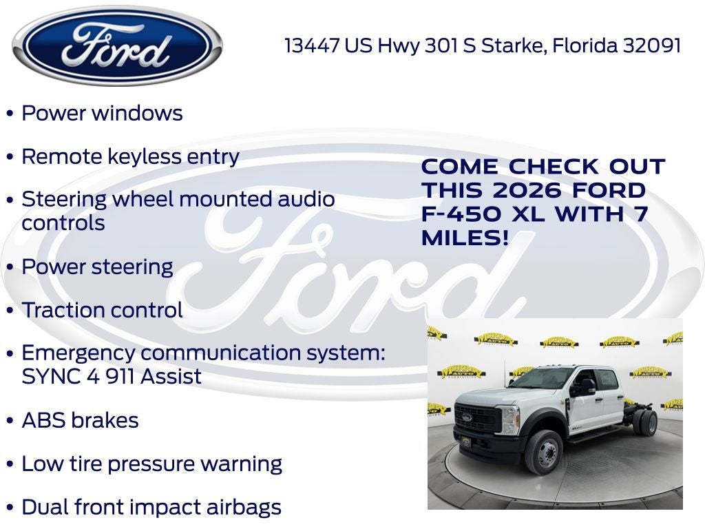 2026 Ford F-450SD XL DRW 650A