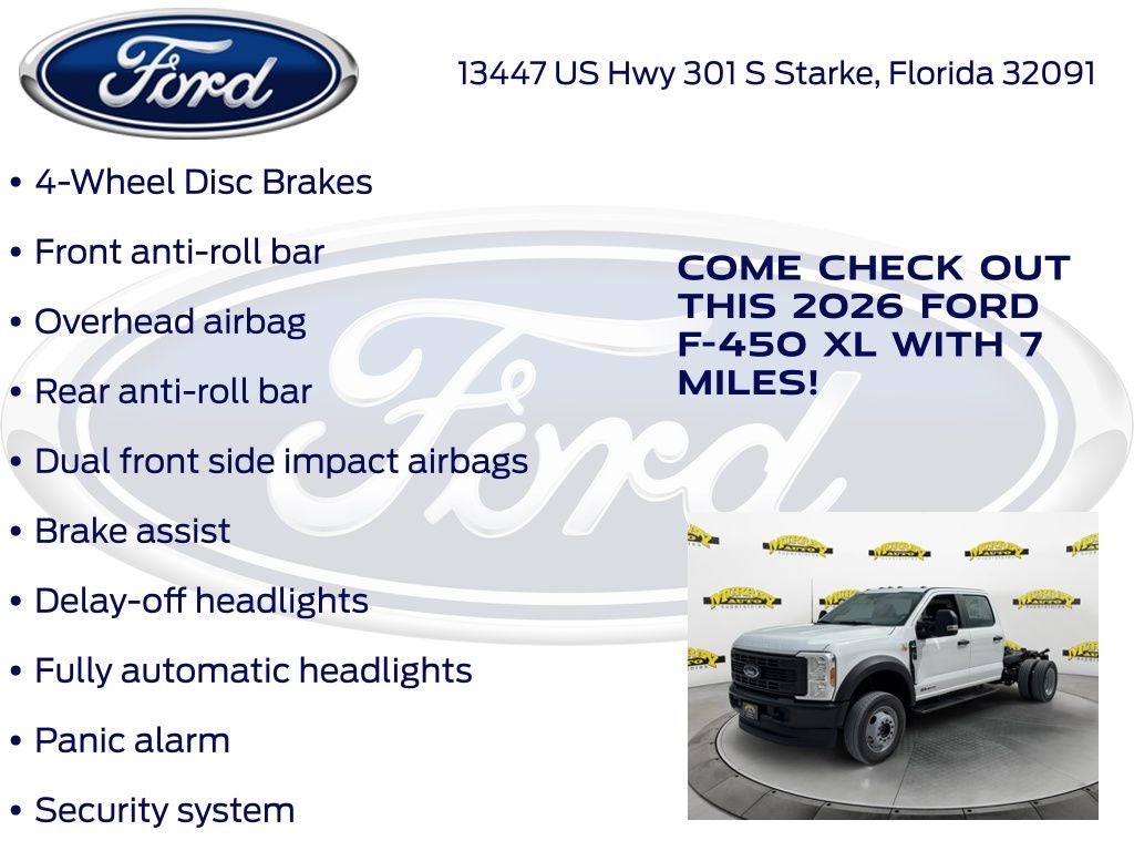 2026 Ford F-450SD XL DRW 650A
