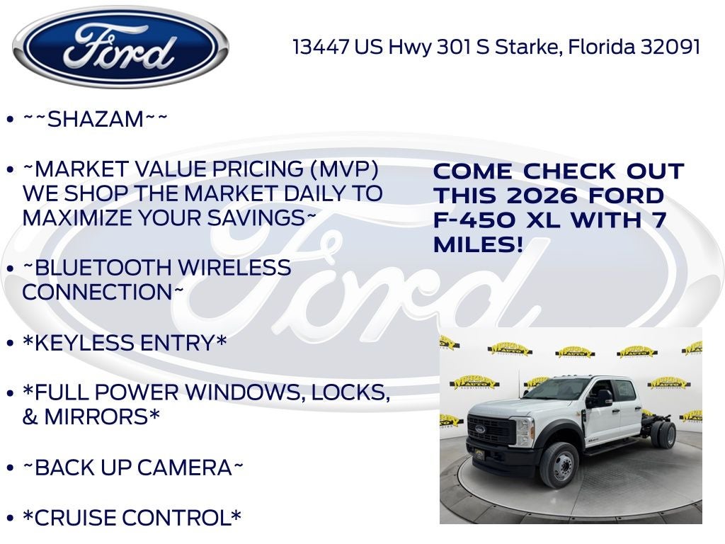 2026 Ford F-450SD XL DRW 650A