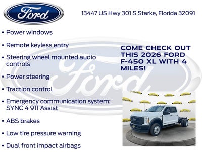 2026 Ford F-450SD XL DRW 650A
